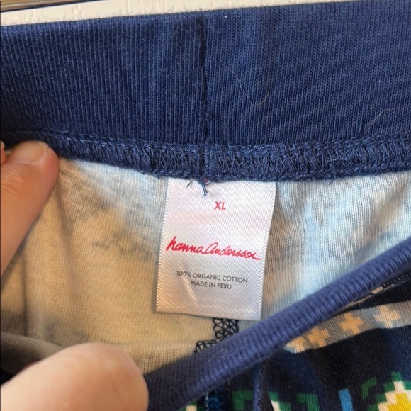 Hanna Andersson Womens Festive Pattern Pajamas Christmas PJs Cozy Warm Soft - Picture 2 of 4